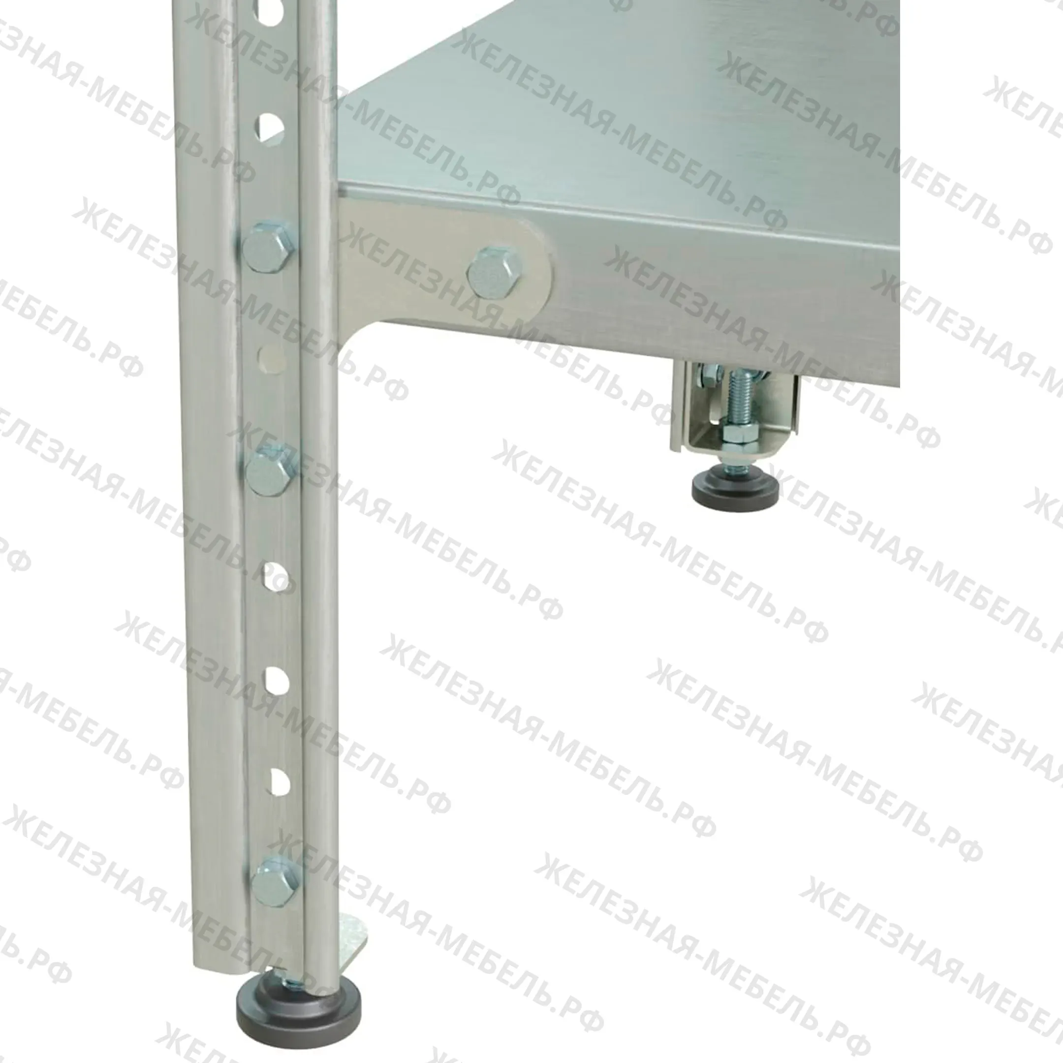 Стеллаж полочный СПЛн &laquo;Norma Inox&raquo; 1600х800х400 (полка перфорация 4 шт.)