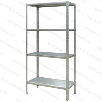 Стеллаж полочный СПЛн &laquo;Norma Inox&raquo; 1600х800х400 (полка перфорация 4 шт.)