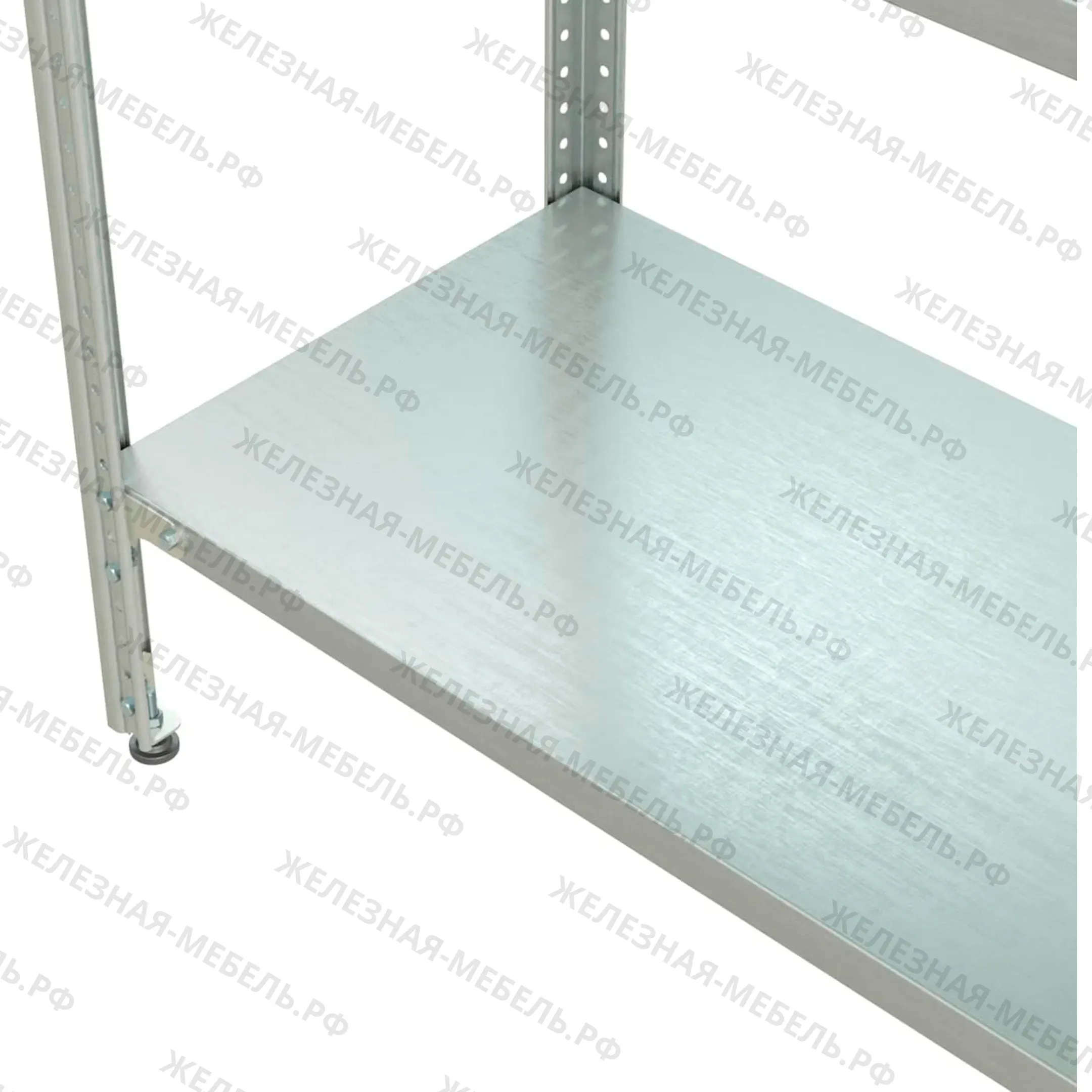 Стеллаж полочный СПЛн &laquo;Norma Inox&raquo; 1600х800х400 (полка перфорация 4 шт.)
